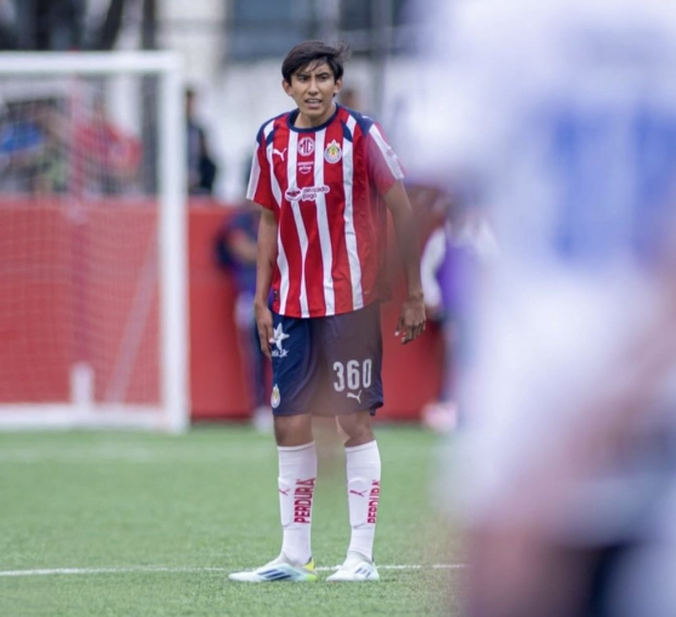 miguel_apt's tweet photo. 🐐🐐

Diego Ponce, lateral de 15 años, y Manuel Vega, defensa de 16 años, estarán este torneo con Chivas sub19, prácticamente dando el salto desde sub15 pues solo tuvieron pocos partidos en sub17

Hay mucha expectativa en ambos jóvenes y la proyección que logren tener

Ojo con Vega, que además es seleccionado nacional y ha tenido buenas actuaciones es cada categoría