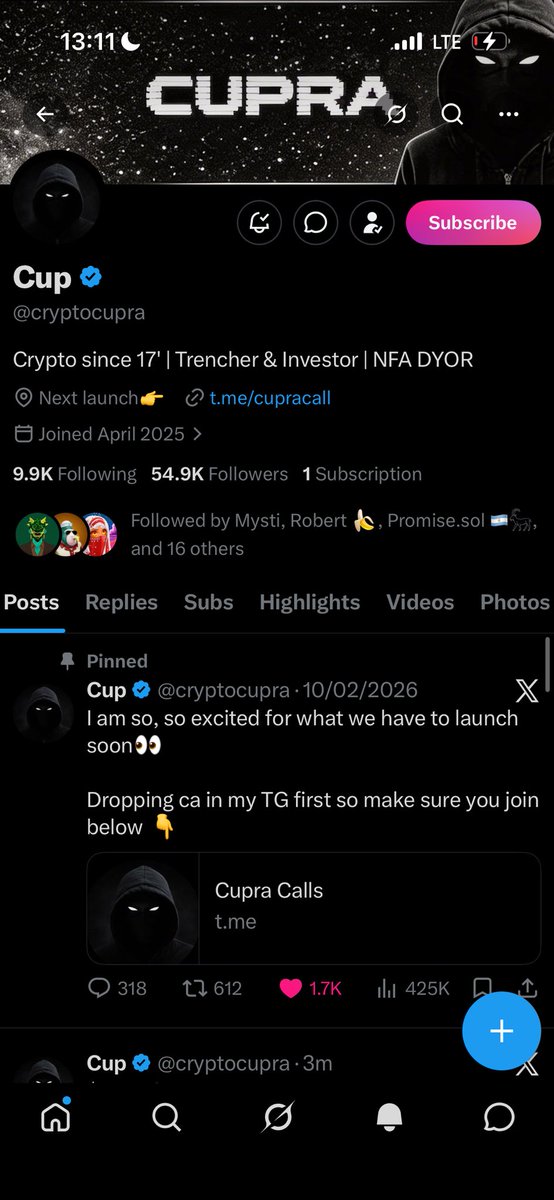 Ze___99's tweet photo. @cryptocupra 🔔🔔🔔

HeJ6dUUp9HKsJbAdYRHQo6AATb9p3PmS9rYybS71aM3Y https://t.co/LAPMDVLayp