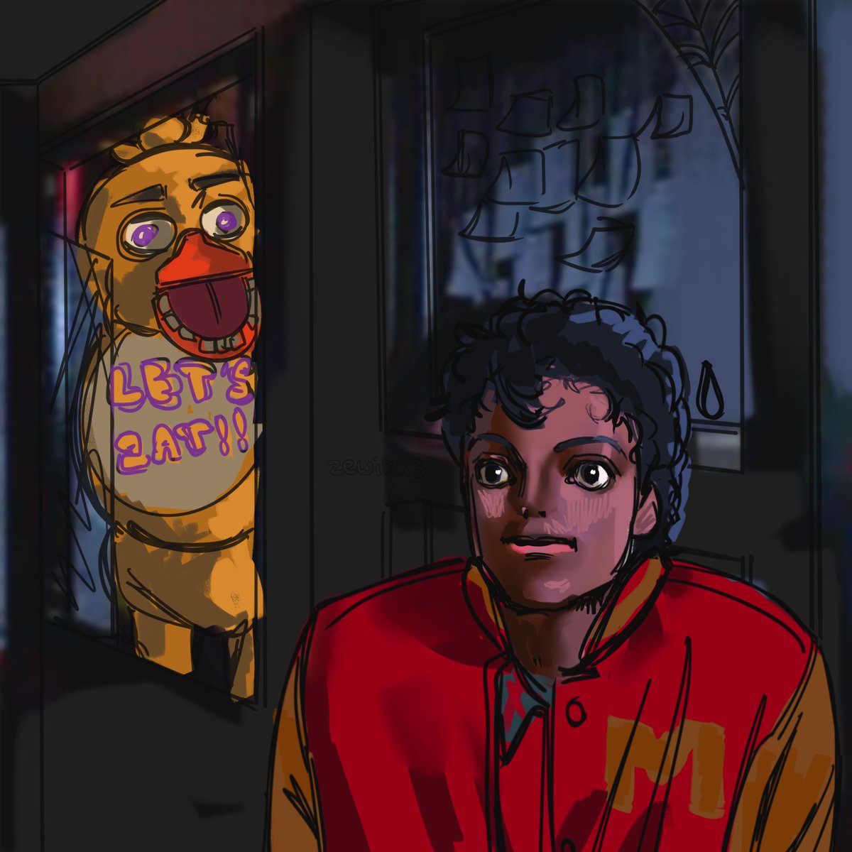 zewikus's tweet photo. thriller 🐺🧟‍♂️ https://t.co/Racgnhmyo9