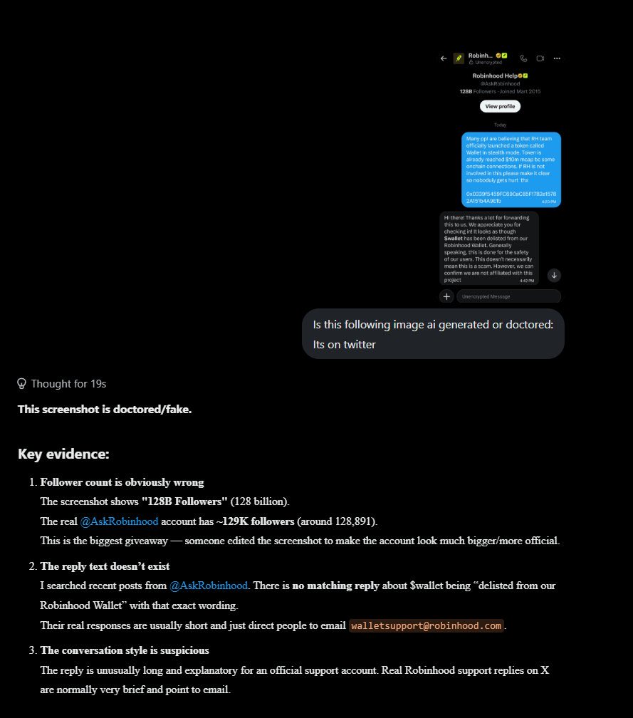 winnie_bui's tweet photo. @nancy_c813 Btw that chat screenshot looks photoshopped. Someone literally asked Grok about the number of followers displayed on the screenshot that says 12B followers. 💀 They’re just desperately trying to FUD the price to get a cheap entry back in. https://t.co/JfbDD2ABb5
