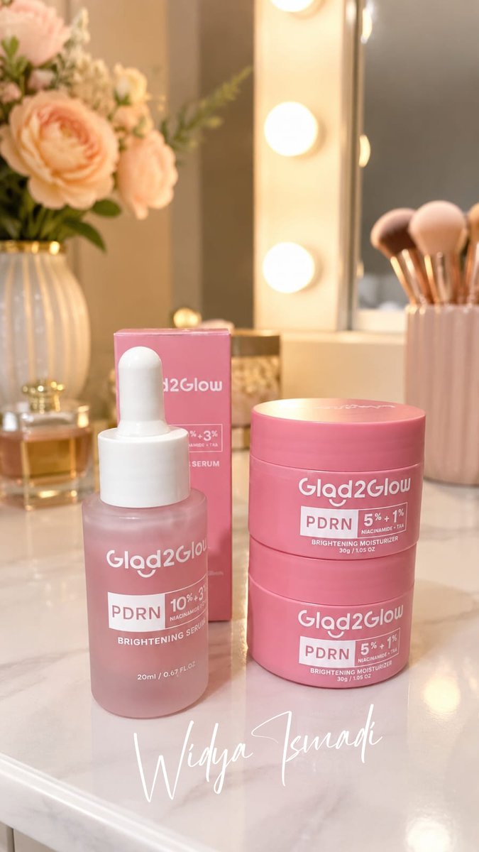 widyaismadi's tweet photo. Penasaran PDRN beneran bikin kulit lebih glowing, cerah, dan sehat?
Awalnya sempat ragu. Tapi setelah coba Glad2Glow PDRN Series, baru paham kenapa banyak yang suka.
Kalau kamu lagi cari skincare yang bikin kulit makin happy, wajib banget cobain.
https://t.co/gVdsftiGYp https://t.co/8dcLUKXlIx