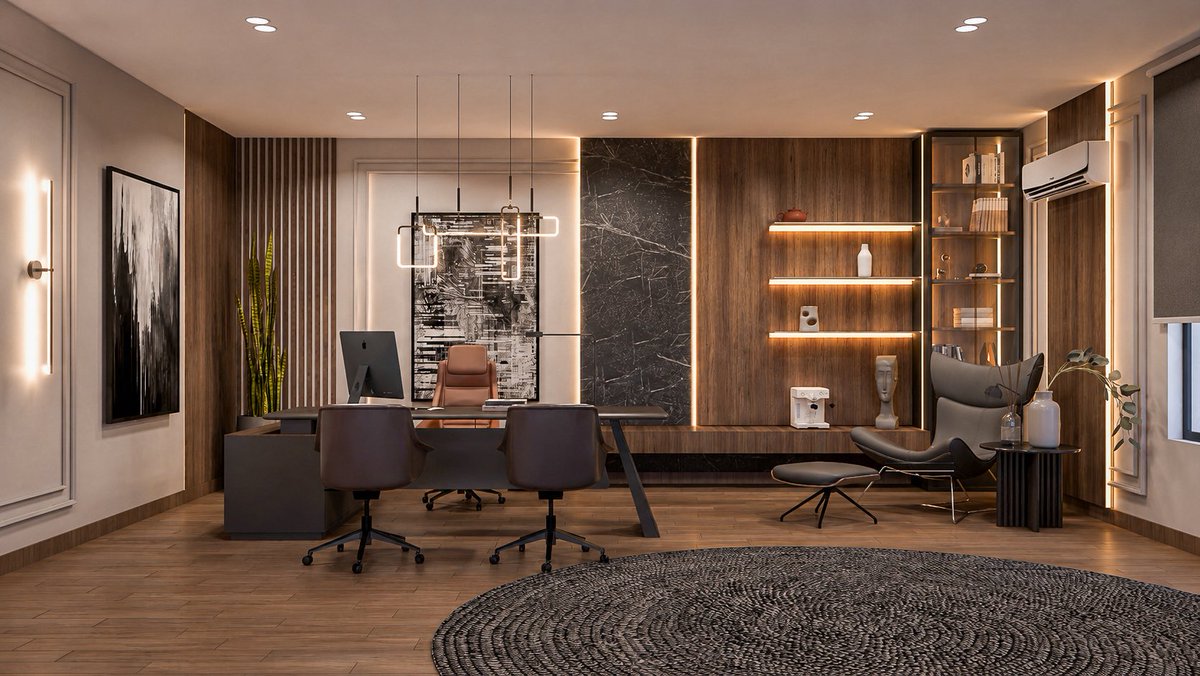 ArconDesigns's tweet photo. A workspace designed with refined materials, timeless detailing, and an atmosphere that inspires every decision. Luxury executive office design for @melcorsoft 

@ArconDesigns https://t.co/CVQ5djR4xD