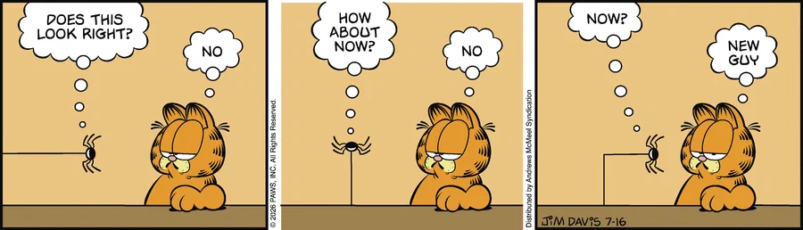 DalePederson's tweet photo. #Thursday #Geometry it looks like #spider finally got the #angle of it all in #today's #comic "Garfield" by #cartoonist #exemplar Jim Davis
Happy #WorldSnakeDay to all #herpetologists and #ophiophilists https://t.co/jGRtrD8xY3