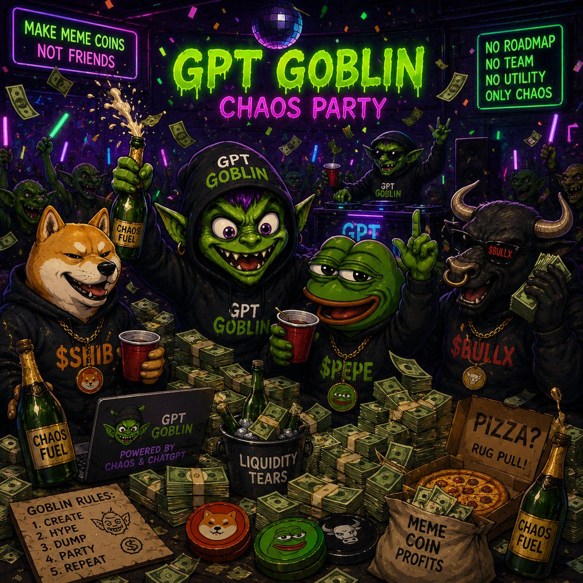 der786's tweet photo. Imagine ignoring $PEPE in 2023...
Imagine ignoring the next meme before everyone notices. 👀
Meet GPT Goblin. 👹
$GOBLIN
https://t.co/jOgt5rGjYs 👇 
https://t.co/sDPWvM6U7f https://t.co/j1MrmzR7FF