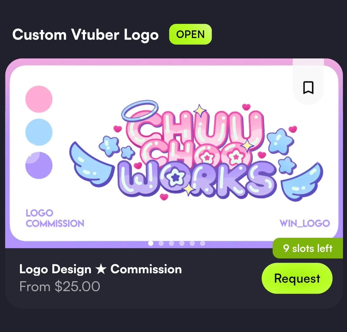 win_logo's tweet photo. MANIFESTING NEW COMMISSIONS SO HARD ๐โโ๏ธ๐โโ๏ธ
THERE'RE STILL 9 SLOTS LEFT!! so if you need a logo, feel free to dm me on vgen!
https://t.co/1w7MFgCCWg
#vtuberlogo #VGen #artmoots https://t.co/rRUixV6Dp5
