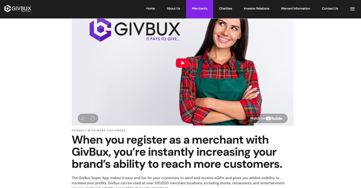 SniperFlow777's tweet photo. $GBUX The list of merchants is impressive. . - "GivBux Positions for Scalable Growth with Platform Expansion and National Rollout Strategy" https://t.co/PPwCRy1VZr https://t.co/EpJx7uQD5z