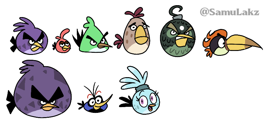SamuLakz's tweet photo. D-Side Angry Birds designs I made out of boredom, some of them need some work
#dsides #fnfdsides https://t.co/lFUSBt9ba8