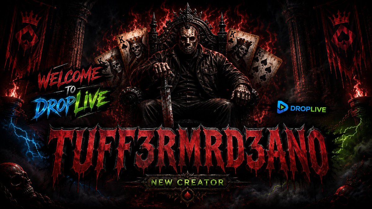 DropLiveof's tweet photo. The Symbol of horror gaming and a terrific person, so nice that you want to engage all the time with the great @Mrdeano , Welcome to the family
#Rumble #VPZone #Streamer #Support https://t.co/Pef502QqJC
