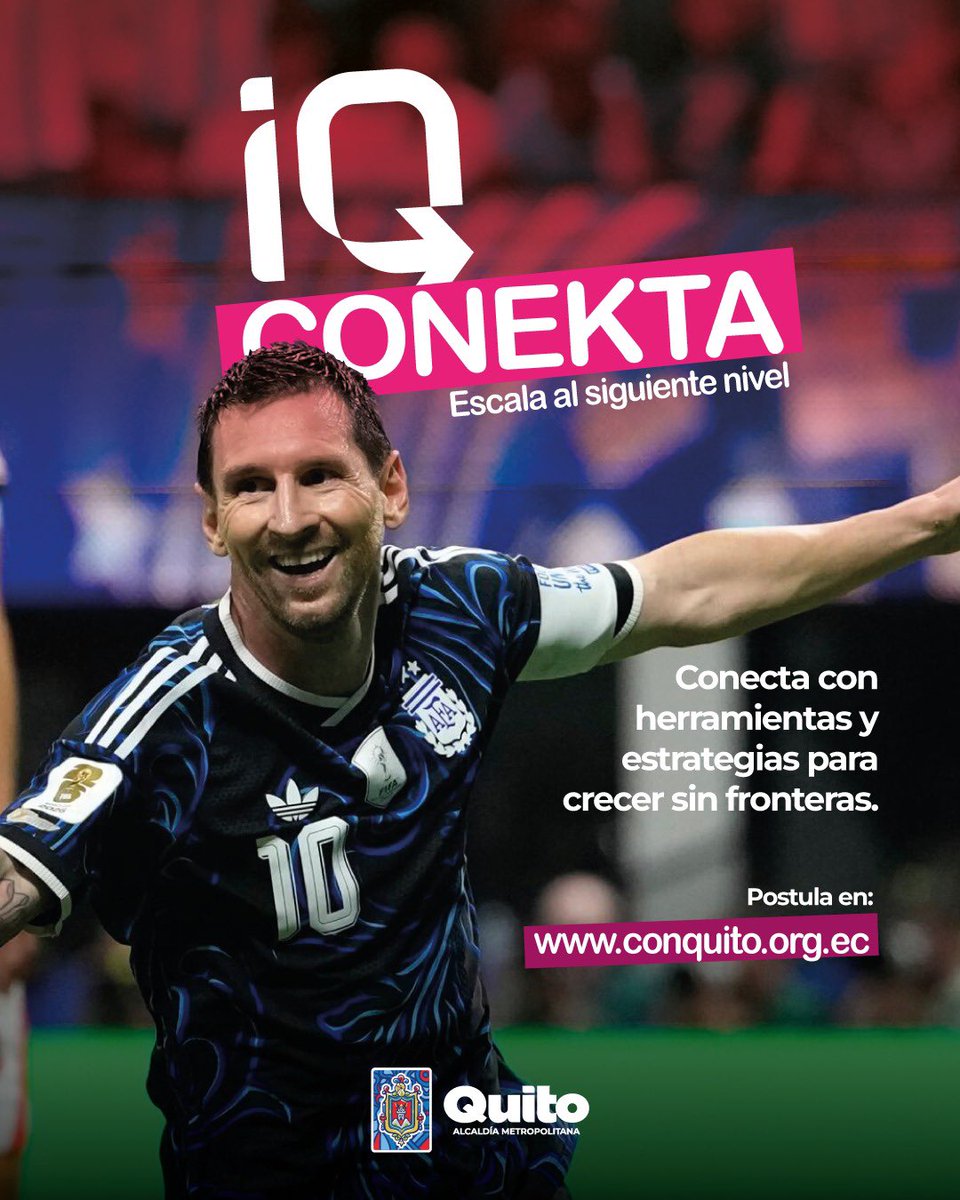 ConquitoUIO's tweet photo. 🥲Desciframos polémico mensaje en los zapatos de Messi 

iQ Conekta lleva tu emprendimiento al siguiente nivel

Postula en https://t.co/dnttU6CJ3T

#QuitoRenace https://t.co/ueMS4nCELu