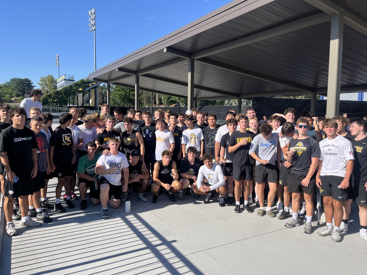 Idahobacker28's tweet photo. Summer camp in the books.
Grateful for every rep, every lesson, and every opportunity to compete. The work doesn't stop here.  Keep building.
Looking forward to battling alongside my teammates every Friday night. @BKKnightsFB  @chrisculig  @CoachJuss  @DaneMatlock  🏈#Linebacker https://t.co/8XS0HQSMue
