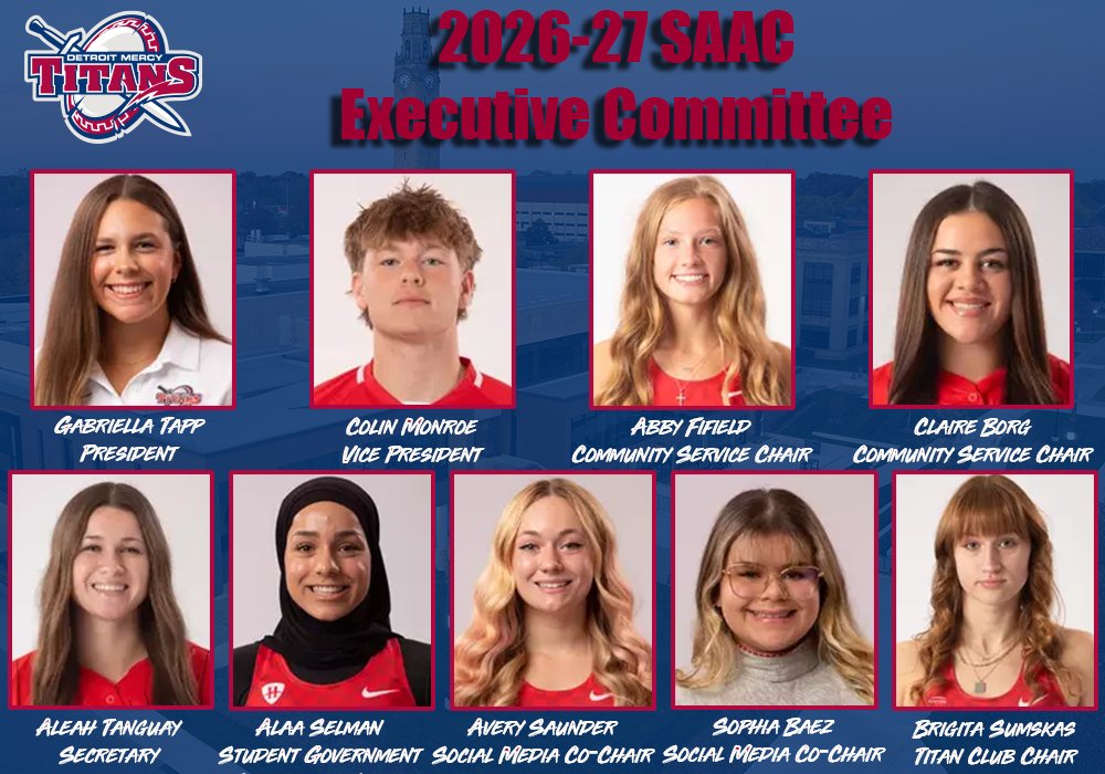 detroittitans's tweet photo. Titans Announce 2026–2027 SAAC Executive Committee #DetroitsCollegeTeam ⚔️

🔗 https://t.co/m48mHF9bhS https://t.co/KPOqyb4uzt