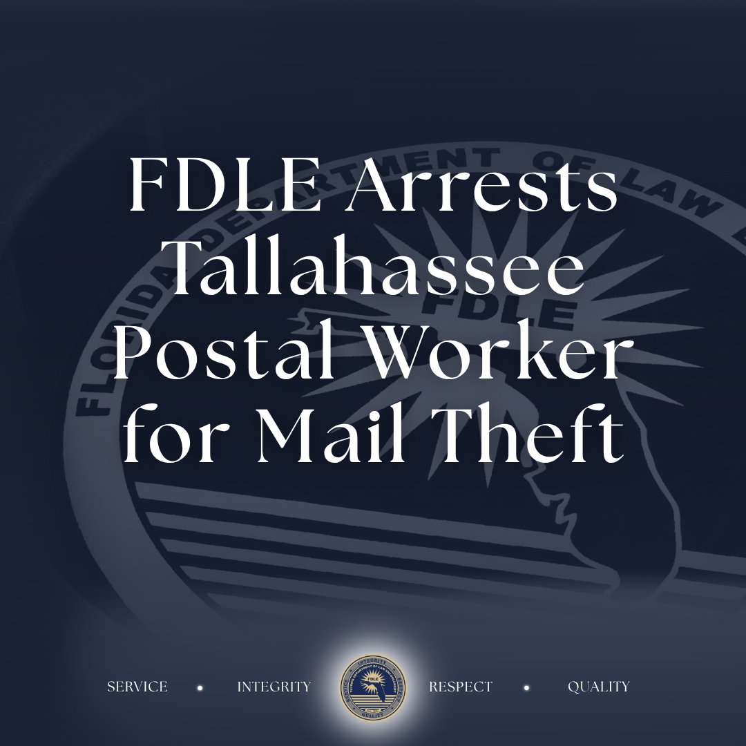 fdlepio's tweet photo. DELIVERING JUSTICE!

This postal employee thought stealing cash could deliver a big payday. Instead, it just landed her in jail.

Napeaches Blair was stealing cash right from the mailing system. Now, she is charged with grand theft and mail theft.

You can read more about the case here: https://t.co/KDM54OlQSm