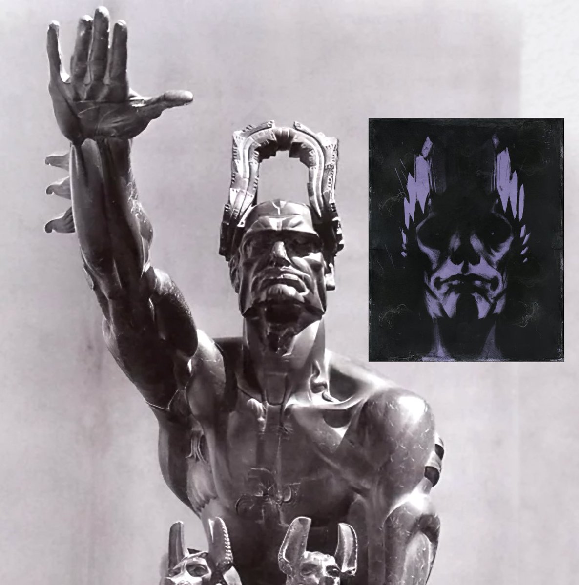 JamrockHobo's tweet photo. Stanisław Szukalski's "Mussolini" https://t.co/AK3lsisIe6