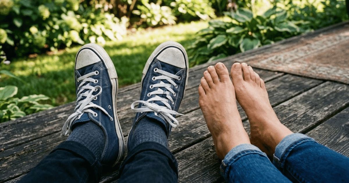 the4thdimensio5's tweet photo. “Sometimes I work the Program with my shoes on… Sometimes with my shoes off.” Recovery includes both action and reflection. Read more about living AA principles every day. #AARecovery #Sobriety

https://t.co/57I8l10y6q https://t.co/IuxrP7QdNP