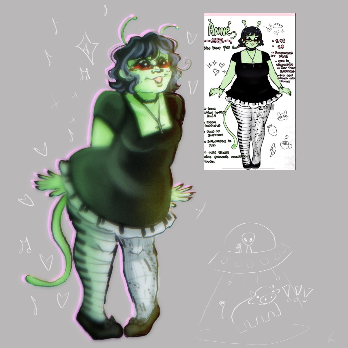 DaggerTheBlue's tweet photo. 👽👽👽#dtiys #digitalart #alienoc https://t.co/vMSZfiwEUt