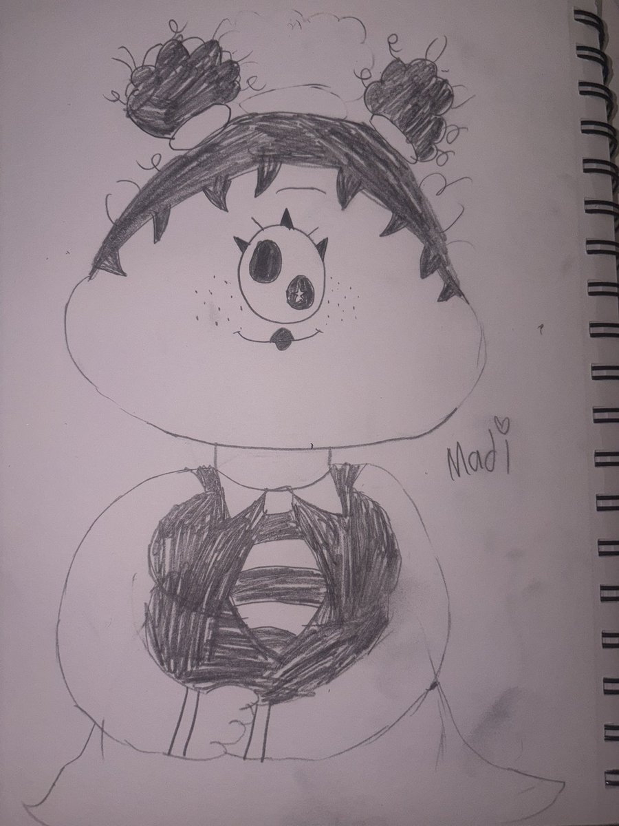 Minccino40681's tweet photo. Decided to draw Elvira dressed up as Eleanor to make me feel a bit better about the recent Alvin news 💔

#smilingfriends #smilingfriendsoc #traditionalart https://t.co/gZdMYfMu9K