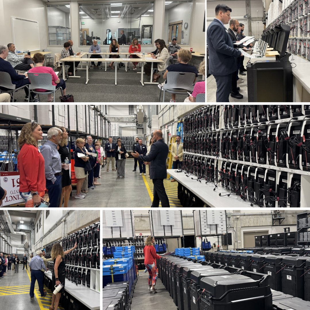 CollierVotes's tweet photo. Today we successfully tested voting equipment for the Primary, including our DS300s, used during early voting &amp; on Election Day,  our DS950 scanners, used for Vote-by-Mail ballots &amp; our ExpressVote ballot marking devices. We are #ElectionReady, are you? #CollierVotesLocal https://t.co/VZyslO0tkm