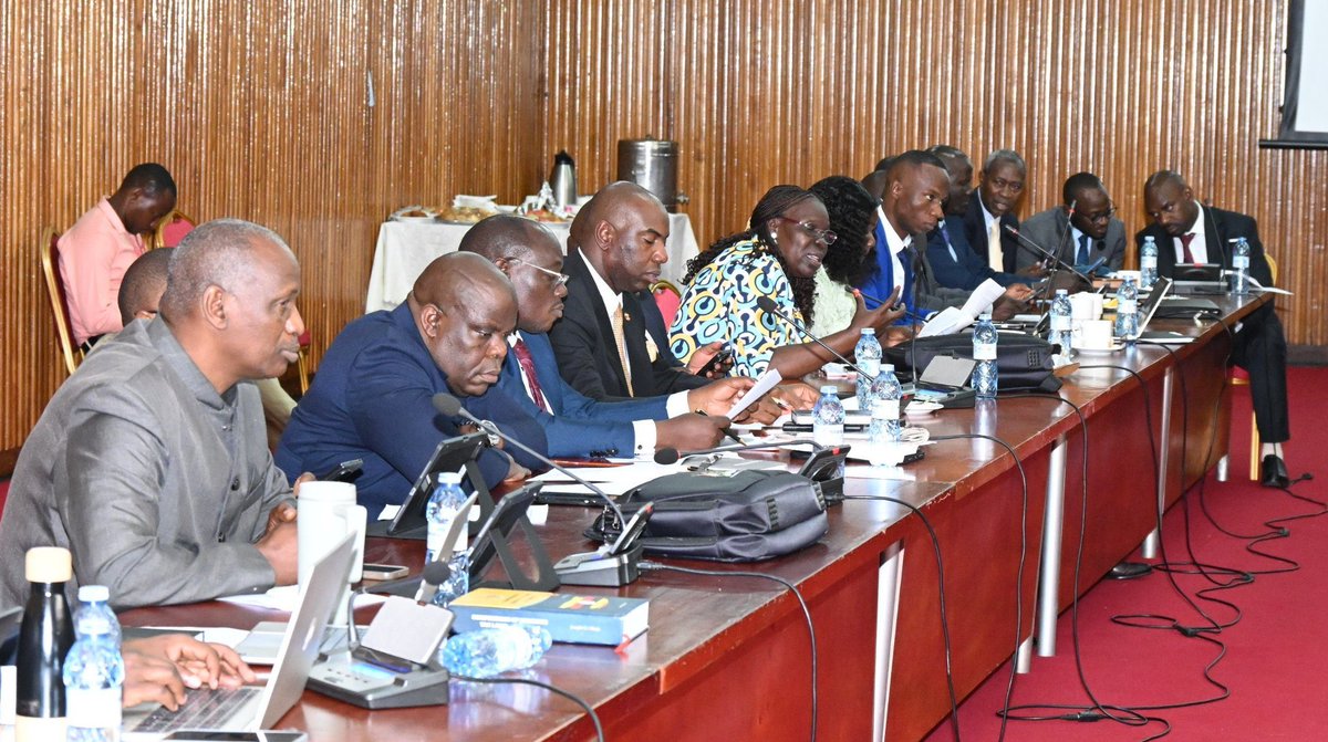 HonCissyMulondo's tweet photo. Today, together with @henrymusasizi1 and our team appeared before the Parliament's Committee on Finance to present the Government’s position on the recommittal of the Income Tax (Amendment) Bill, 2026 and the Excise Duty (Amendment) Bill, 2026, as returned by H.E. @KagutaMuseveni.
Our proposed amendments aim to strike a vital balance between robust revenue mobilization, environmental care, and protecting local industry:
🔹 Income Tax (Clause 11): Subjecting land-based casino winnings to a 15% withholding tax—bringing them in line with online casinos to block tax leakage and raise UGX 65 Billion. 🔹 Excise Duty (Clause 2(e)): Moderating the proposed 25% levy on single-use plastics to shield local jobs, production costs, and competitiveness, while still generating an incremental UGX 3 Billion.
#finance