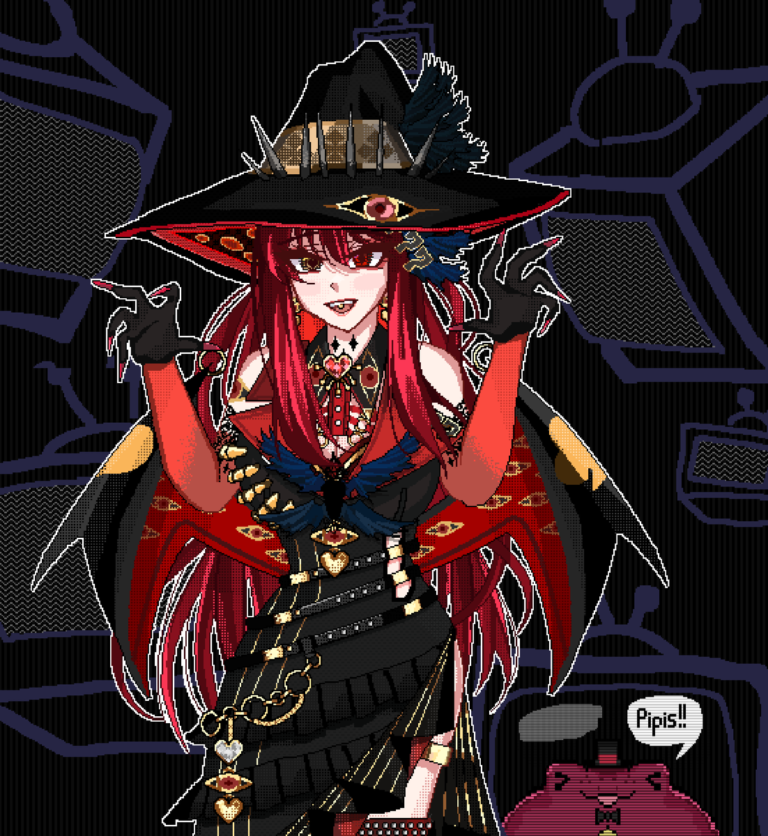 ChidoriLnchTime's tweet photo. My second most favorite thing about her Deltarune Rush has been how she's worn the witch hat pretty much the entire time. And my first most favorite thing has definitely been watching her have so much fun. 
#Daiyary https://t.co/7ZO7BSl1cw