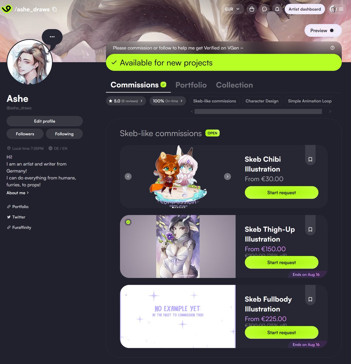Ashe Kagetsu - Artist and Vtuber Pre-Debut tweet media