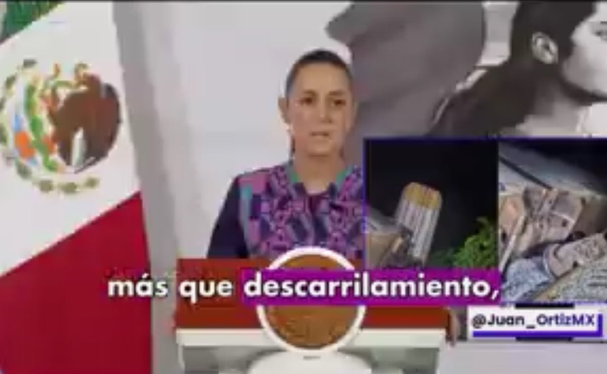 vampipe's tweet photo. “Más que descarrilamiento, se movió de la vía”

A ver, @Claudiashein. ¿Estaba en su carril y luego no? Entonces se descarriló, no tiene que caerse al barranco o las cosas que agregaste. Dejó el carril así que se descarriló.

Científica.. pfft, cada vez dices más tonterías. https://t.co/UGaCMXhpqK