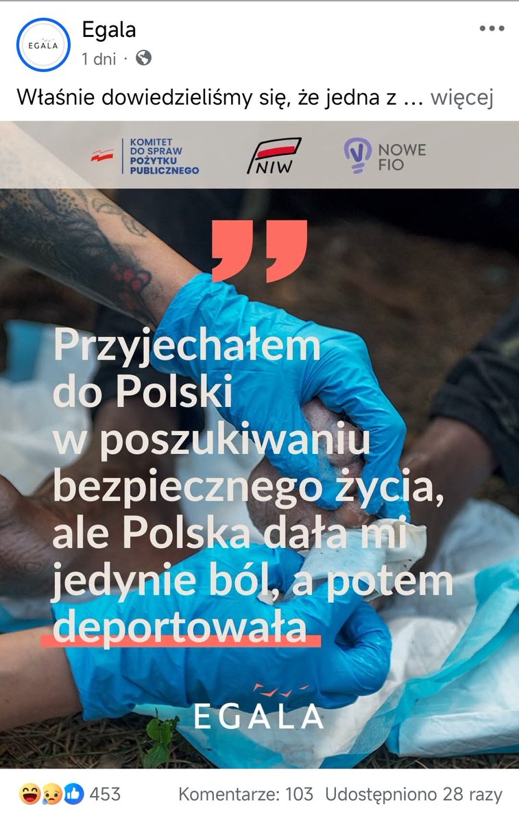 Decoco_Do's tweet photo. @Ad_Stankiewicz To nie Narodowy Instytut Wolności wypuścił ten post, tylko organizacja, która dostała od nich finansowanie i musi ich oznaczać w ramach obowiązku informacyjnego. https://t.co/ZjSYATtXAy