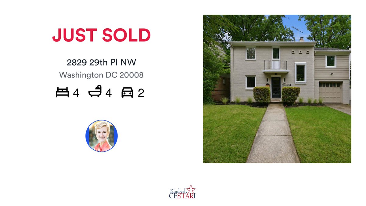 CestariRealtor's tweet photo. 🛌 4 🛀 4 🚘 2
📍 2829 29th Pl NW, Washington, DC, 20008
Just Sold!
https://t.co/Sj9i3V1O2d
...
#cestarirealestate
#ratemyagent #realestate #LNF
#topagent https://t.co/28iUTaa9nA