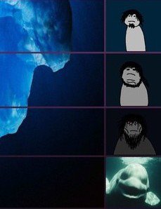 WarioWorldWare's tweet photo. i never really understood this template because the more he knows the fatter he gets until he turns into a dolphin(?) https://t.co/fI8zEE8uPd