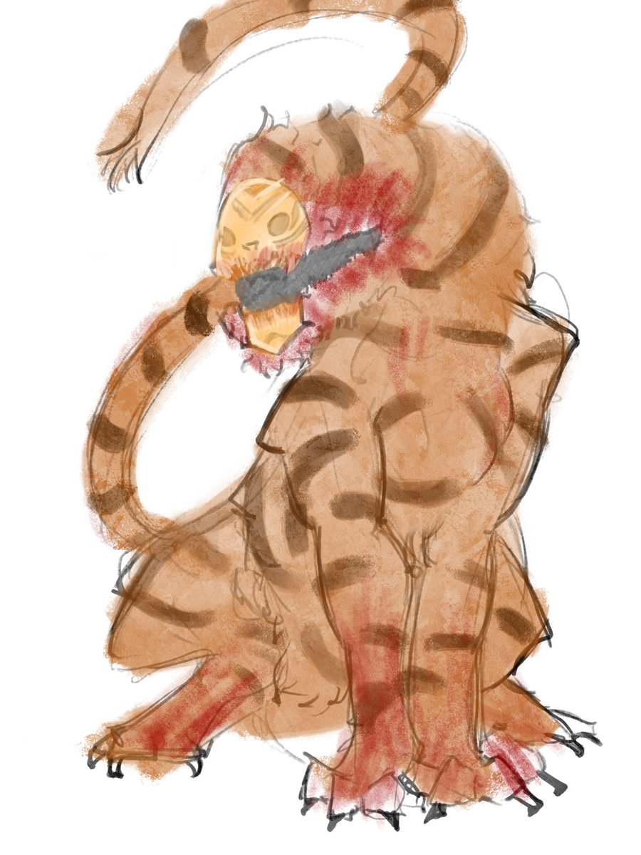 HpKurte's tweet photo. Tiger/Demon/The Last Soldier

Penultimate villain in my TTRPG campaign #OC #TTRPG #Monster https://t.co/hN6DJg7WOU