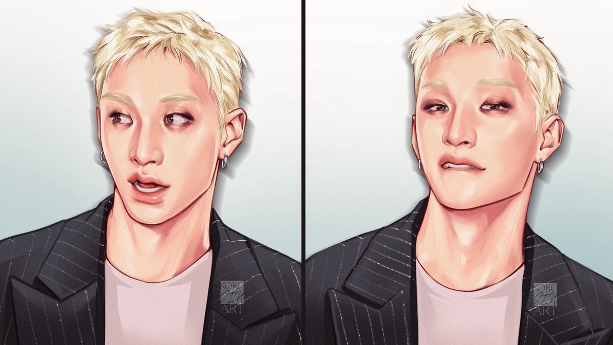 K0k0_sin's tweet photo. THIS &amp; THAT 💛

#straykids #bangchan #방찬 #스트레이키즈 #straykidsart https://t.co/wp98ueI91N
