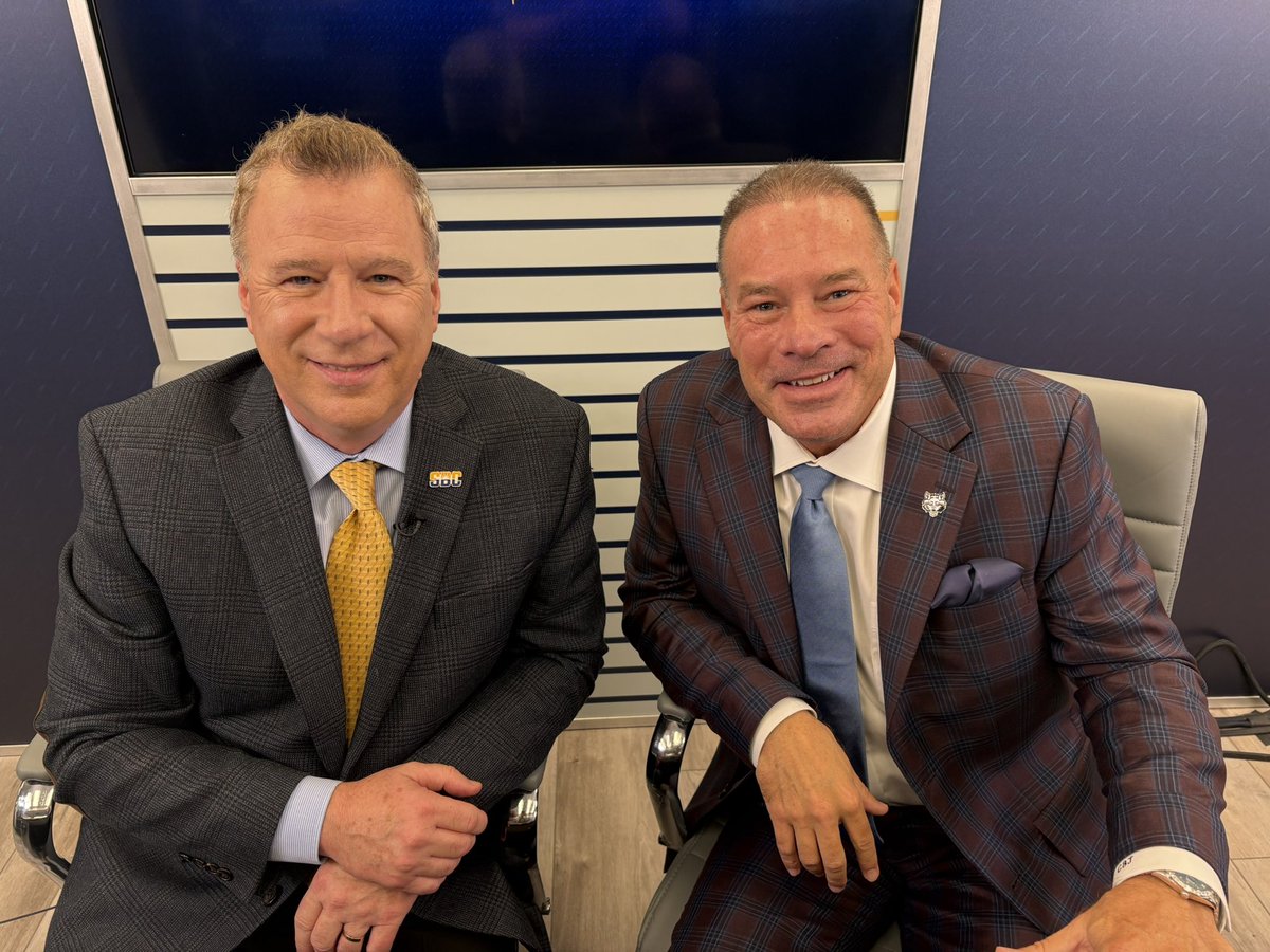 MattStewartTV's tweet photo. Great to visit with @TroyTrojansFB Coach @GeradParker1, @AStateFB @CoachButchJones, @ULM_FB Coach @bryantvincent44 & @SouthernMissFB Coach @CHbanderson Day Two morning session @SunBelt Media days. ICYMI all our #SBCMD show content today & yesterday on demand at #WatchESPN. Afternoon session will kickoff with @ROCKYBOIMAN50 and me at 1:30pCT on @ESPN Plus