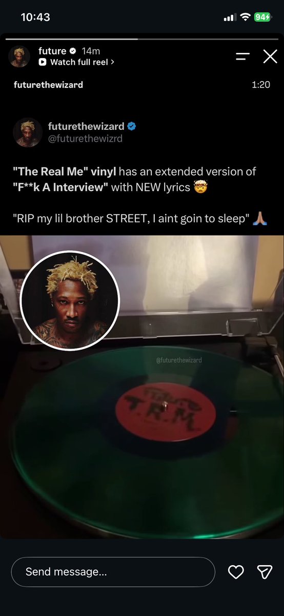 futureglaze41's tweet photo. @futurethewizrd Yooo future reposted your vid on insta of my vid! https://t.co/V3UBST529M