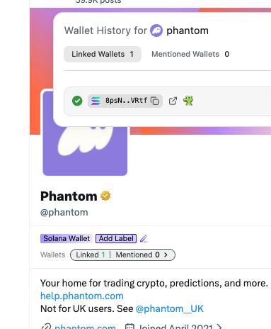 Supermanonchain's tweet photo. Phantom has an official wallet, so we can actually make a official Phantom coin!

Sending 65% + redirecting all fees to @phantom https://t.co/Ax73gZ3wpr