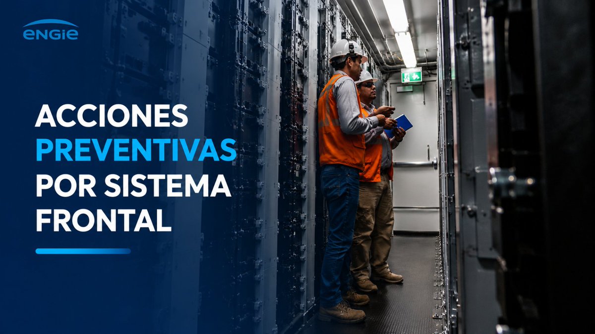 ENGIEChile's tweet photo. Frente al sistema frontal que afecta a distintas zonas del país, en ENGIE Chile hemos reforzado nuestras medidas preventivas y el monitoreo permanente de nuestras instalaciones.

La seguridad de nuestros colaboradores es nuestra principal prioridad. Nuestros equipos se mantienen coordinados y preparados para responder oportunamente ante cualquier eventualidad, en coordinación con las autoridades y los distintos actores del sistema eléctrico.