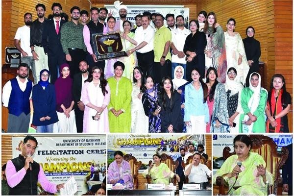 TweetsWani's tweet photo. #UniversityOfKashmir has clinched 1st place at the 17th National Youth Parliament Competition, bringing the championship to Jammu & Kashmir.
Congratulations to the students, mentor Dr. Shahid Ali Khan and the entire KU fraternity on this remarkable achievement!
#YouthParliam https://t.co/aKeAkpXA8c