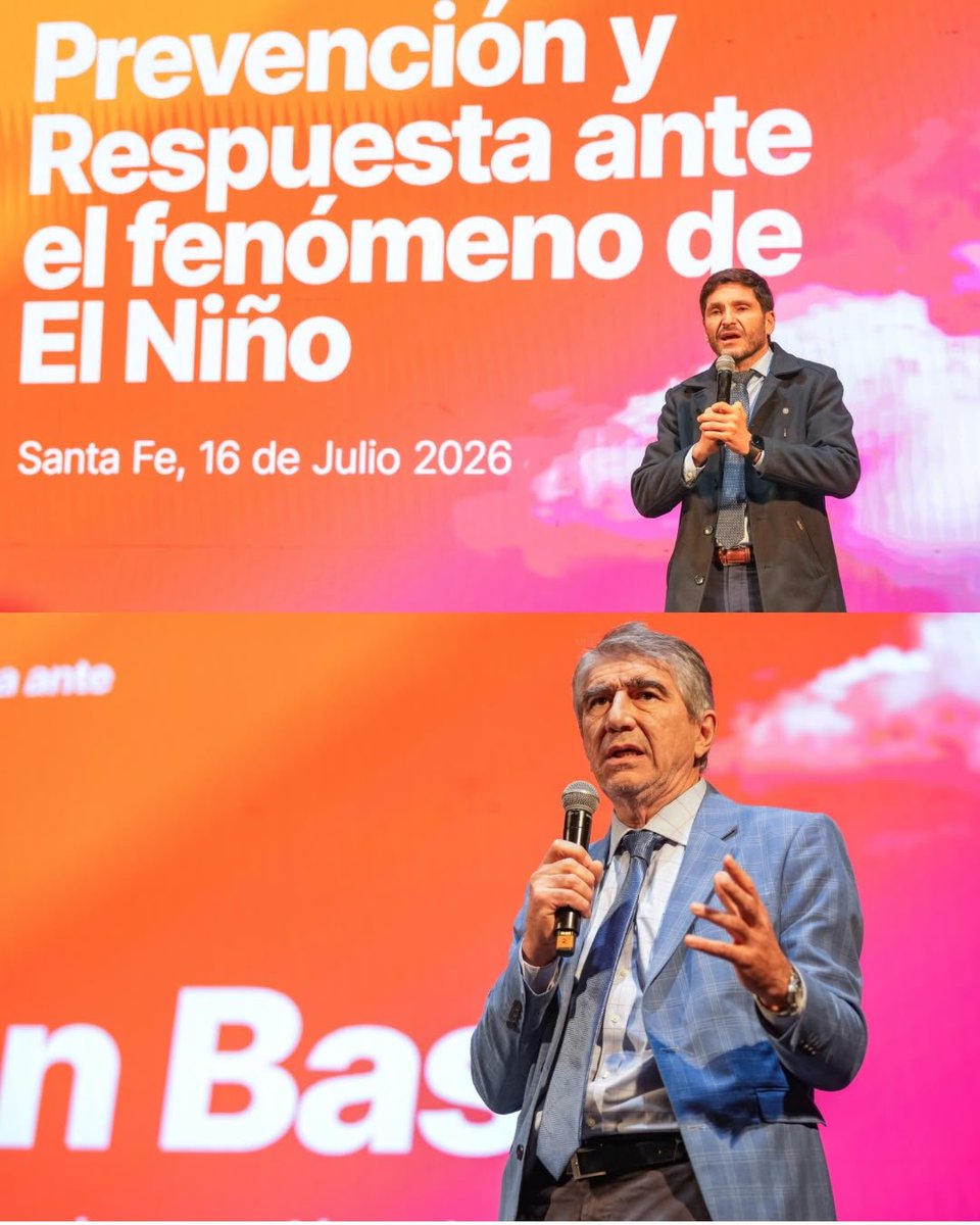 Fabian_Bastia's tweet photo. Concluimos el segundo encuentro de trabajo para continuar fortaleciendo la coordinación entre organismos provinciales, gobiernos locales e instituciones, con el objetivo de planificar y responder de manera articulada ante la posible llegada del fenómeno de El Niño. 

Prevención, atención a los pronósticos y alertas, trabajo ordenado, planificado y priorizando los recursos para mitigar consecuencias del fenómeno climático. 

Desde el Gobierno de Santa Fe avanzamos con decisiones concretas para proteger a la población y al sistema productivo:

👉🏼Creamos un Fondo específico de $10.000 millones para atender emergencias de manera inmediata.

👉🏼Incorporamos, por primera vez, cuatro helicópteros para asistir a las localidades que lo necesiten.

👉🏼 Avanzamos en el Plan Hídrico Provincial, con obras de infraestructura, limpieza y mantenimiento de canales y mejoras en los sistemas de drenaje.

👉🏼 Relizamos una gestión integral del riesgo agropecuario, con herramientas y recomendaciones para los distintos sectores productivos.

👉🏼 Inversion histórica de más de $130.000 millones en obras hídricas.

Con planificación, inversión y coordinación, Santa Fe se prepara para responder eficientemente ante la emergencia hídrica.