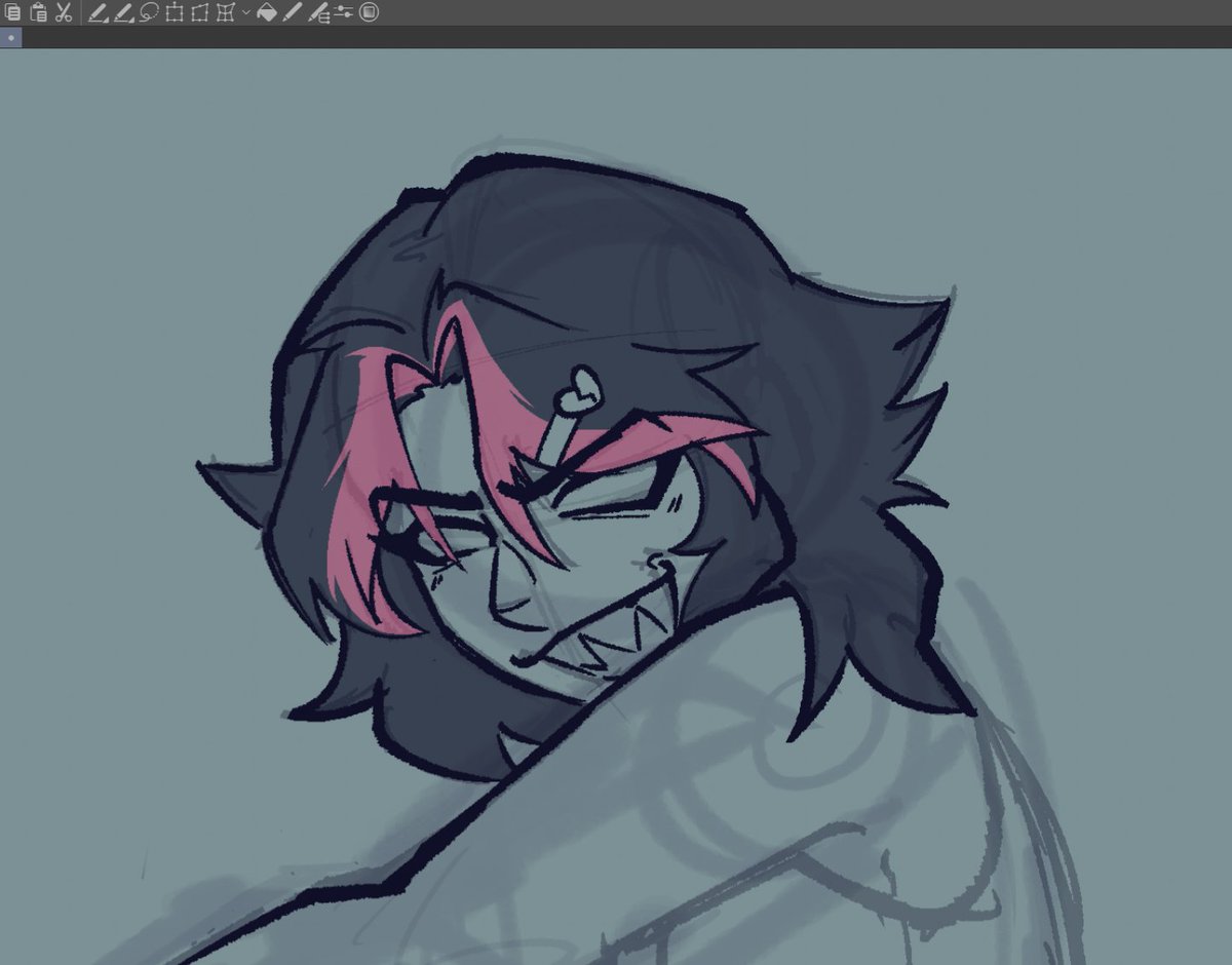 _Doodle_Bee_'s tweet photo. Nene sketch before work :] Shes so sillay https://t.co/S27IH09USs