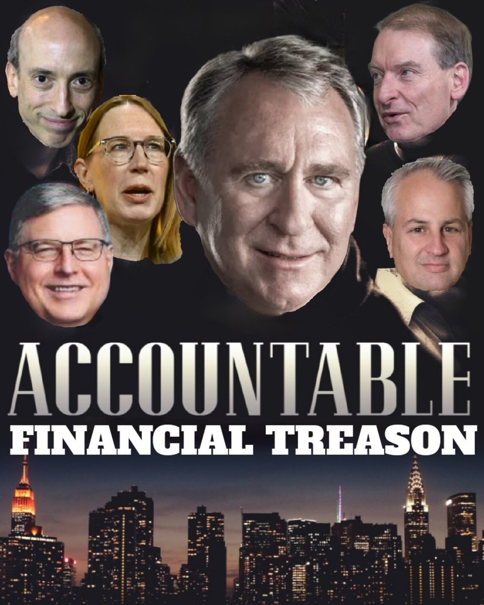 stephmase22's tweet photo. 📣📣FINANCIAL TREASON 

Deliberately cause extreme financial damage to their own country.

The term is used to describe severe white-collar crimes that threaten a nation's economic survival or independence.

2+ QUADRILLION IN DERIVATIVES

500 MILLION TO 1 BILLION A DAY IN FAILS TO DELIVER 

DARK POOLS DISTORTING PRICE DISCOVERY 

ILLEGAL NAKED SHORT SELLING

ZERO ACCOUNTABILITY 

ZERO REGULATORY INTEGRITY 

NATIONAL SECURITY RISK

FINANCIAL TREASON‼️