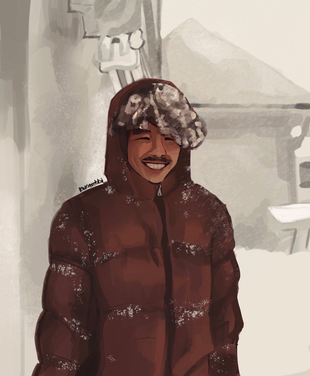 kakierebbi_bof's tweet photo. snowwill art . AWEEE he looks like a powdered donut aweee awe #boftwt https://t.co/4ZYBI8DNLN