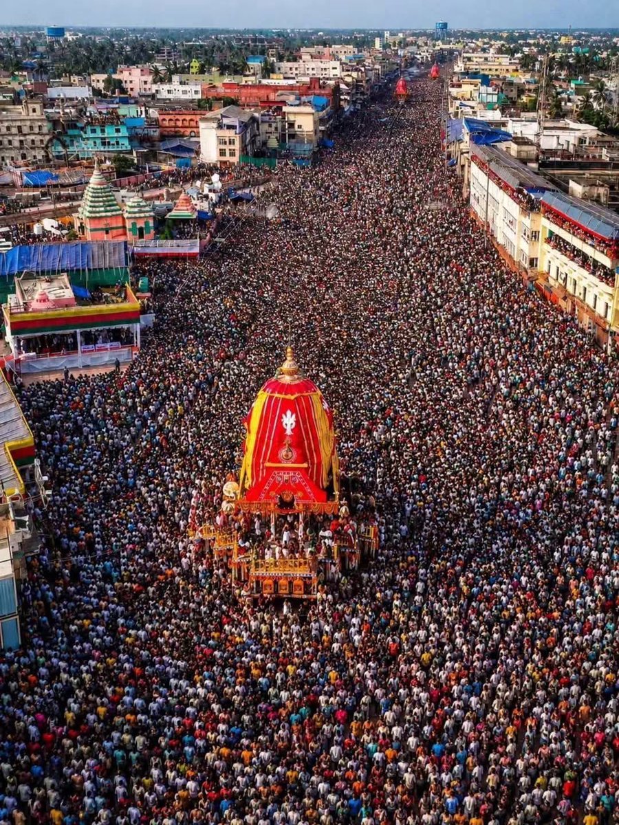 Ramkumar_jatRlp's tweet photo. 🚩 श्री जगन्नाथ रथ यात्रा 2026 | पुरी, ओडिशा 🚩
आज करोड़ों श्रद्धालुओं की आस्था का महापर्व — श्री जगन्नाथ रथ यात्रा।
जय जगन्नाथ! 🙏❤️
#jaijagannath #viralpostchallenge https://t.co/cboKzoCqrM