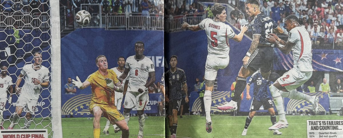 JohnnoWhitty's tweet photo. @WeAreTheOverlap 
Back 5 all in shot, 1 attacker had a free header.
If you’re going back 5 then they need to be dealing with 1 attacker surely??
Tuchel needs to go, not I my was the game there to be won at 1:0, he picked a poor squad and they were shown up. https://t.co/2PCBWAQo9h