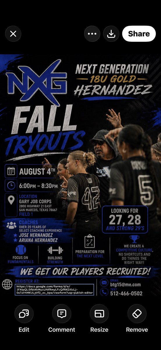 CoachJoseNG's tweet photo. Great group, works hard, we definitely have them prepared for the next level. Sign up if interested. All positions are being looked at but OF is a plus. 

https://t.co/2AxUnvWBZx https://t.co/O0OyXdB0YI
