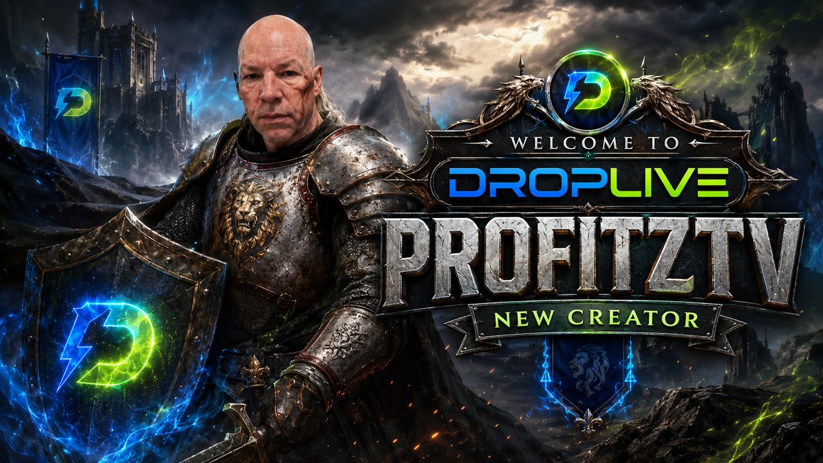 DropLiveof's tweet photo. Our first @Twitch streamer in #DropLive, who plays Diablo and is amazing see him to play @ProfitzTV Thanks to be here
#Rumble #Streamer #Gamer #Support https://t.co/LlYr5Wldm6