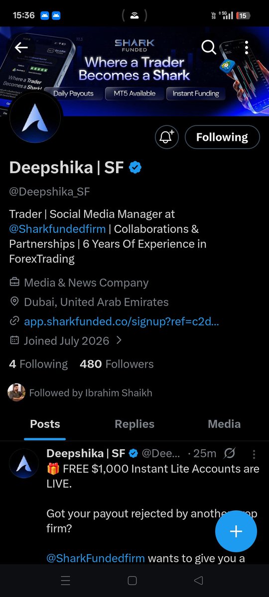 Jayesh_kumar33's tweet photo. @Deepshika_SF @ibrahimshkh10 @SharkFundedfirm All Done 👍💯 https://t.co/5R3qGE3528