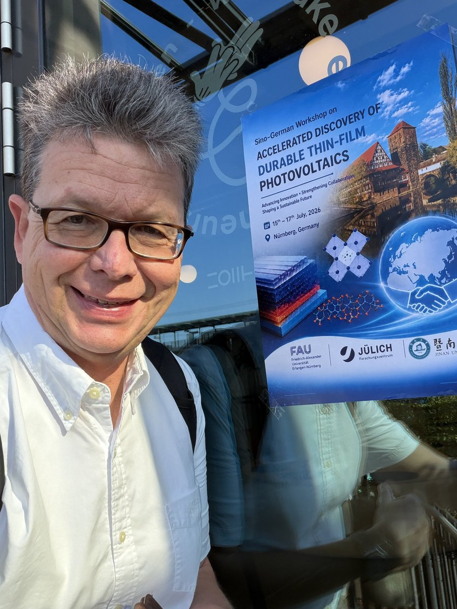 muller_group's tweet photo. Joining the joint #Sino-German #workshop organized by #FAU, #FZJ, #Jinan University and #SCUT bringing together leading #experts in the fields of organic #photovoltaics (#OPV) and #perovskite #solar #cells (#PSC) recent advances, sharing cutting-edge #research https://t.co/NmGsaqbOwo