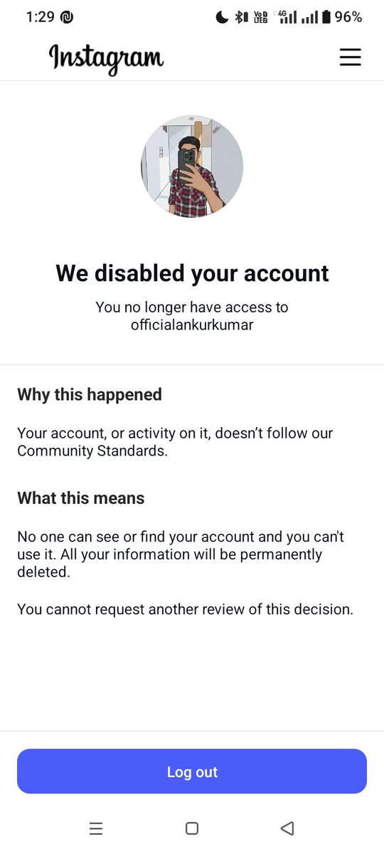 OAnkurkumar's tweet photo. @instagram @Instagram @Meta My account was disabled on 3 Dec 2025. I've appealed many times but haven't received any help. Please review my case and restore my account. #InstagramSupport #metasupport https://t.co/DL4Emocjze