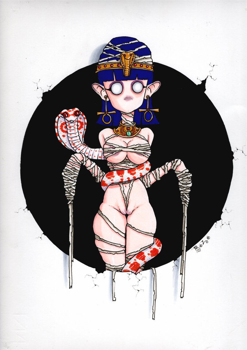 StoreBolo's tweet photo. Copic markers drawing 

#DarkArt #CreepyArt #spookyart
#drawing #markers https://t.co/954IcDQfuJ
