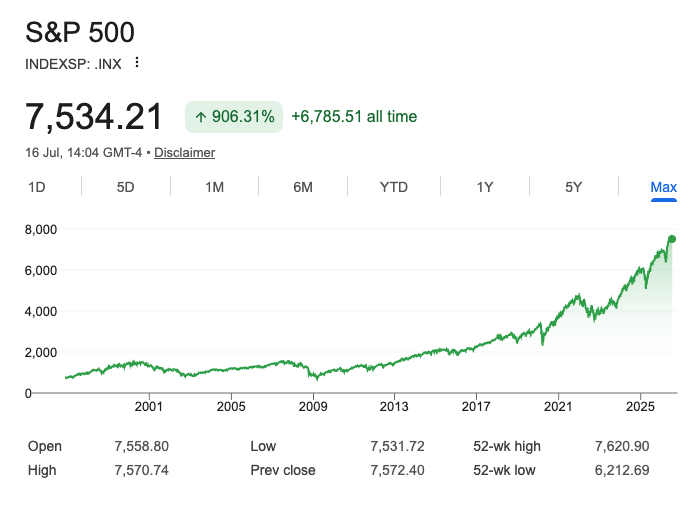 brian_armstrong's tweet photo. Imagine being on the sidelines of this growth.

Billions of people don’t have to imagine - they have no access to invest in American companies. The S&P500 is up 75% in the last 5 years, and the majority of the world just had to watch from the sidelines.

Tokenized stocks are changing this, and finally making financial access more open. Just a phone and an internet connection can let you own a piece of the world’s best companies.
