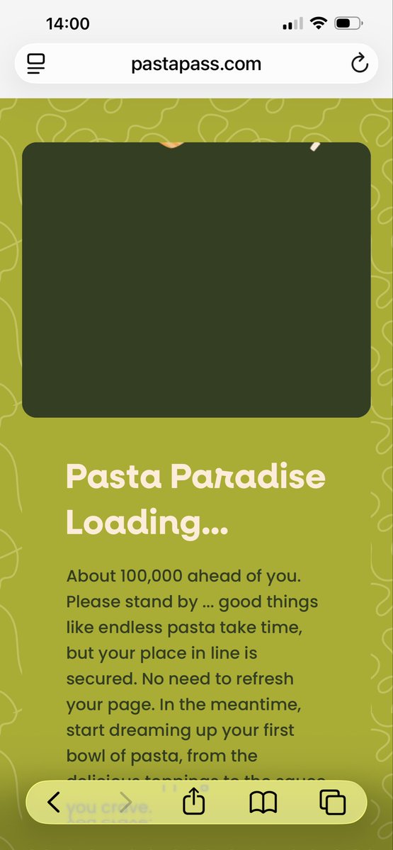 TimmyFrank7piz's tweet photo. @olivegarden Clicked as soon as it turned white. F*ck you guys. https://t.co/XJ9rKAQ1A3