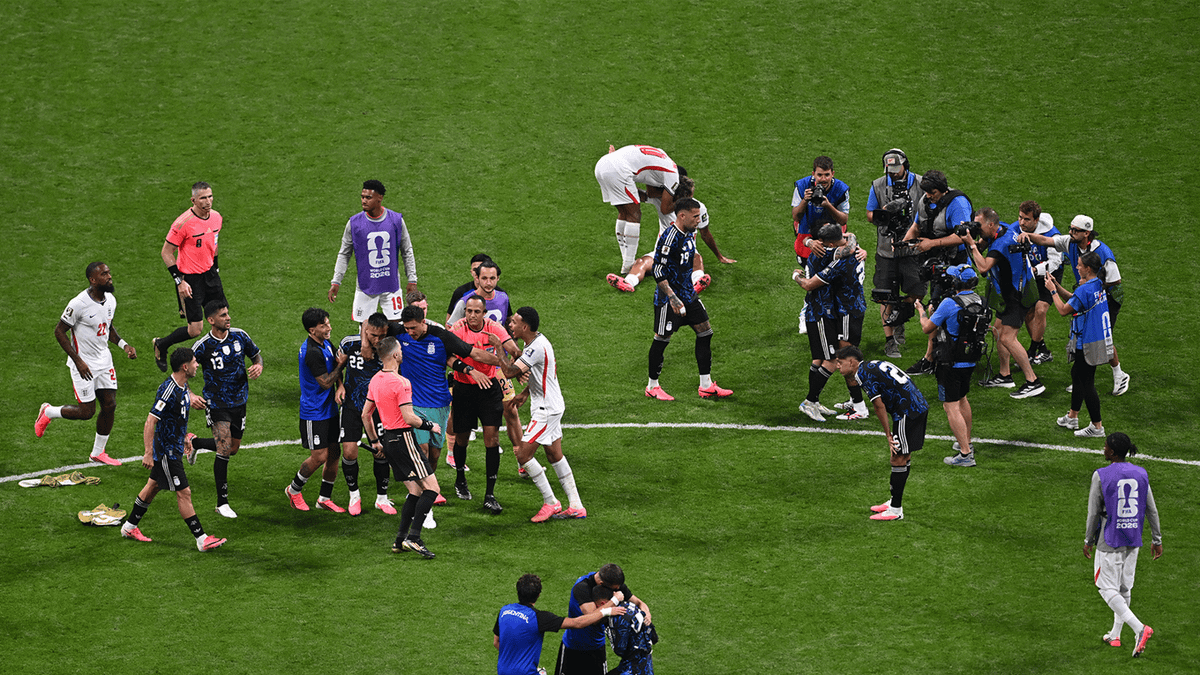 sportbible's tweet photo. New footage shows Argentina's Valentin Barco clashing with other England player before Jude Bellingham slap https://t.co/7i1eAG4qoT https://t.co/U8RypLsGLA